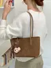Bolsa de ombro transfronteiriça 2026 nova, de grande capacidade, fashion e moderna, bolsa tote simples e versátil, estilosa