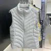 90% plumón de pato blanco, ligero, cuello alto, tejido de canalé, corto para mujer, corte ajustado, patrón ondulado, se puede usar como capa interior o exterior, chaleco 092