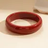 Pulsera Cuadrada de Resina con Degradado Transfronterizo Europea y Americana, Lujo Ligero, Sensación de Alta Gama, Joyería Moderna y Versátil con un Diseño Único