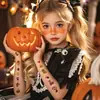 Pegatinas de Tatuaje de Halloween de Dibujos Animados para Niños en Stock, Impermeables y a Prueba de Sudor, Recuerdos de Fiesta, Pegatinas Temporales Divertidas y Originales