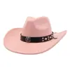 Comercio Exterior Transfronterizo Sombrero de Sol para Primavera y Verano Sombrero de Vaquero Gamuza Suave Estilo Europeo y Americano Sombrero Jazz Sombrero de Ala Grande