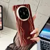Aplicável à Capa de Celular Huawei MateX7 Tianshu PuraX View Textura de Fibra de Carbono x6 Cetro de Cobra Vermelha Magnética Anti-queda