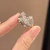 Luxo Leve e Sensação de Alta Qualidade, Anel Borboleta Fantasma Ultra-Fada, Design em Camadas, Anel Multicamadas Inspirado em Borboletas, Acessório de Design de Nicho