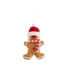 Muñeco de Peluche de Hombre de Jengibre Nuevo Navideño 2025 Decoración para Ventana Adorno para Árbol de Navidad