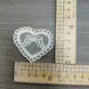 Albaricoque Hilo de Algodón Encaje de Malla Adhesivos de Tela Accesorios Hechos a Mano DIY Ropa Decoración del Hogar Parches Beige