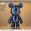 Celebridade da Internet Urso Violento Pintado à Mão Cofrinho Ornamento Figura de Desenho Animado Ursinho Legal Decoração de Móvel de TV para Casa