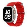 Para apple applewatch watch pulseira de silicone marinho com fivela preta pulseira s10 pulseira iwatch789