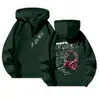 Sudadera de Marca de Moda Casual Deportiva Estampado Musical Sudadera con Media Cremallera Simple Versátil Chaqueta Americana