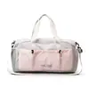 Bolsa deportiva de nailon de gran capacidad transfronteriza con compartimentos separados para artículos húmedos y secos, una bolsa de gimnasio, una bolsa de hombro y un organizador de viaje para viajes cortos
