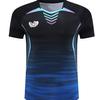 Nova Roupa de Tênis de Mesa Roupas de Tênis de Mesa Masculina e Feminina Roupas de Treinamento da Seleção Nacional de Manga Curta para Crianças Top Respirável 22065