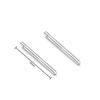 Pendientes de plata de ley s999 para mujer, con forma de trébol de cuatro hojas y cuentas redondas, pequeños y antibloqueo.