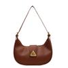 Moda Transfronteiriça Versátil Bolsa Meia-Lua Textura de Alto Padrão Pequena Bolsa Retrô Simples Bolsa de Ombro para o Dia a Dia de Alto Padrão Venda por Atacado
