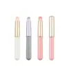 Pincel para Labios Transfronterizo con Tapa, Pincel Pequeño Redondo para Teñido Dizzy, Mini Pincel Multifuncional para Corrector con Cerdas Suaves, Pincel Portátil para Labios