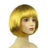 Peluca de cabeza bobo para estudiantes, disponible en stock transfronterizo, accesorios para baile cuadrado, tocado para fiesta, peluca de cabeza bobo.