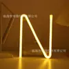 Nuevas Luces LED de Letras para Cumpleaños y Festival Qixi Combinación DIY Luces Nocturnas, Luces Decorativas de Atmósfera de Moda, Luces Decorativas para Confesiones