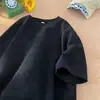 Gamuza Estampado Divertido Creativo Cool Cuello Redondo Manga Corta para Hombre Primavera y Verano Delgada Moderna Sencilla Casual Media Manga