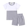 Cuentos para niños ropa infantil verano nuevo traje de manga corta para niños pequeños y medianos Algodón Niños y Niñas 2 piezas transfronterizo