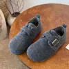 Nuevos Zapatos Birkenstock Casuales Retro con Forro de Felpa Cálido para Mujer, Otoño e Invierno 2026, Zapatos Planos Versátiles sin Cordones de Punta Redonda