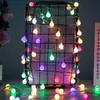 Estilo Campamento al Aire Libre Cadena de Luces LED de Bola de Burbujas Luz Decorativa de Ambiente Decoración para Dormitorio Fiesta Tienda de Campaña Arreglo Luz Decorativa