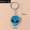 Joyería transfronteriza europea y americana llavero alienígena personalizado creativo estilo punk personalizado dibujos animados hip hop colgante accesorios