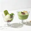 Vaso de Postre Flor Begonia Celebridad de Internet Tazón de Helado Creativo Fruta Nido de Pájaro Taza Retro Tazón de Helado Yogur