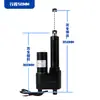 Atuador Linear Elétrico Elevador Grande Empuxo 1000KG CC 12V24V36V48V Grau Industrial Haste Telescópica Cilindro Elétrico