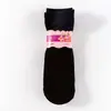 Medias de acero de boca ancha gruesas medias de terciopelo para mujer calcetines casuales de negocios para hombre de longitud media al tobillo boca suelta calcetines de color liso