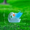 Muñeca de Cisne Blanco Luminosa Creativa de Nuevo Producto Transfronterizo Botella Ecológica Decoración DIY Accesorios para Colgar Micro Paisaje Pequeños Adornos