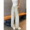 Pantalones de Algodón y Cáñamo Transfronterizos para Niños Verano 2024 Nuevas Explosiones Caídos Sueltos Tie-dye Yamamoto Pierna Ancha Seda Hielo Anti-tendencia