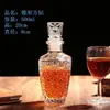 Venta al por mayor de fábrica botella de vino tinto botella para auto-elaboración botella tallada para almacenamiento de vino botella de vino artística imprimible
