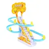 Juguete Educativo Eléctrico de Pista de Patito Subiendo Escaleras para Niñas y Niños de Un Año Juguete Deslizador para Bebé
