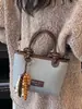 Bolsa Casual de Nicho Feminina Grande Capacidade Outono 2025 Nova Bolsa de Balde Simples Bolsa Transversal da Moda para Senhora