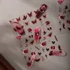 Cyansea Transfronterizo Popular Estilo Oscuro Mariposa Cruz Corazón Pegatinas para Uñas DIY Pegatinas Decorativas para Tableta Teléfono