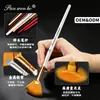 Pincéis de Pintura em Leque de 5 Peças Amazon Transfronteiriços, Pincéis de Pintura Artística Atacado, Pincéis com Cerdas de Nylon Bicolor, Pincéis para Aquarela