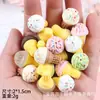 Resina simulación tres dimensional cono de helado pegamento de crema gota de pegamento funda para teléfono móvil aretes collar accesorios para joyería diy