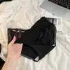 Novas Calcinhas de Renda Sexy Estilo Chinês Pura Luxúria para Mulheres Cetim Seda de Gelo Secagem Rápida Malha Cruzada Cintura Baixa para Senhoras