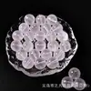 Cuentas Sueltas de Vidrio Imitación Cristal 6-14 mm Amatista Rosa Redondas Material para Pulsera DIY Hecha a Mano Cadena de Teléfono Móvil Collar