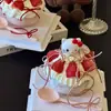 Lindo Set de Plato y Tazón Estilo Ins de Dibujos Animados para Uso en Casa, Incluyendo Tazón para Fideos, Tazón para Yogur, Platos de Cena y Vajilla de Cerámica