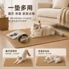 Tapete Arranhador para Gatos de Estimação Resistente ao Desgaste Cor Sólida Tapete Imitação de Sisal Tapete Especial para Piso de Sala de Estar Protege Sofá Garras de Gato Tapete de Rastejar