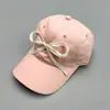 Comercio Exterior Estilo K Gorra de Béisbol Ajustable con Lazo Estéreo 3D para Mujer Gorra con Visera de Cinta Gorra de Algodón