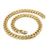 Desejo comércio exterior fornecer uma geração de Europa e Estados Unidos simples moda 11mm corte aço titânio masculino pulseira colar