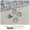Joyería de uñas blancas de alta calidad con diamantes puntiagudos planos para K9 Crystal Flash Love Pigeon Egg, caramelo de roca en ángulo recto, diamante transparente