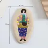Novo Patch de Tecido Bordado Retrô Tulipa Borboleta Fofa Acessórios para Roupas Acessórios Manuais DIY Patch Bordado