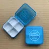 Caja de pastillas imprimible de 4 compartimentos con Caja Caja de pastillas de 4 compartimentos Caja de pastillas de 4 compartimentos separable Tapa abatible Caja de pastillas de 4 compartimentos
