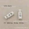 Fivela de Mola de Plástico PA Branca de Nylon Fivela Nariz de Porco Fivela de Corda de Sino Ajustável Fivela Apertada para Roupas Fivela de Cadarço Sem Laço