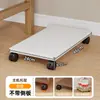 Base de caja de almacenamiento móvil con ruedas, estante de almacenamiento, bandeja para computadora debajo del escritorio, soporte para impresora con rueda universal