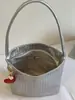 Bolso Tejido de Gran Capacidad para el Trabajo Diario 2026 Verano Nuevo Bolso de Hombro de Alto Valor Bolso Cubo de Estilo Relajado y Moderno
