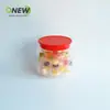 Pote de Lanches com Tampa Dourada Coroa 830ml Pote de Biscoitos Garrafa Transparente Pote Selado com Tampa Redonda Dourada Pote para Alimentos
