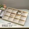 Bandeja Grande de Terciopelo para Joyería Caja de Joyería para Anillos Accesorios para Collares Pulseras Aretes Caja de Almacenamiento para Pendientes Exhibidor de Mostrador