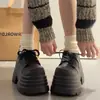 Mocasines de estilo británico para aumentar la altura para mujeres menudas, nuevos zapatos de cuero con cordones de suela gruesa para otoño de 2026, zapatos de vestir versátiles y modernos.